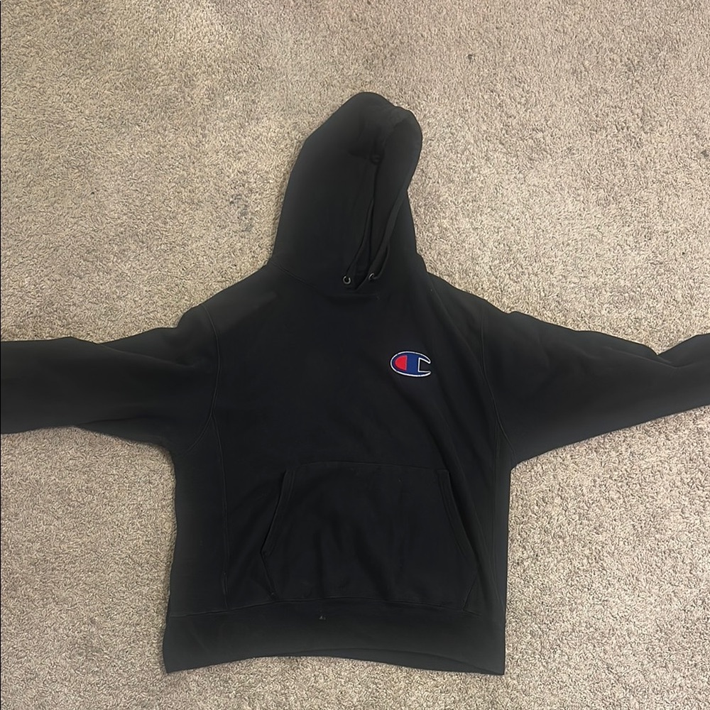 Champion Black Pullover Hoodie